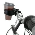 Ibera Bike Handlebar Cup Holder, Black with MultiWay Mount
