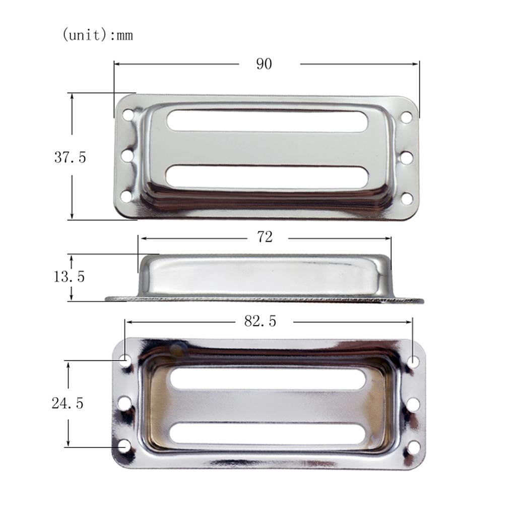 2 Pieces Double Pickups Pickups, Bridge Pickup And Neck Pickup For Electric Guitar