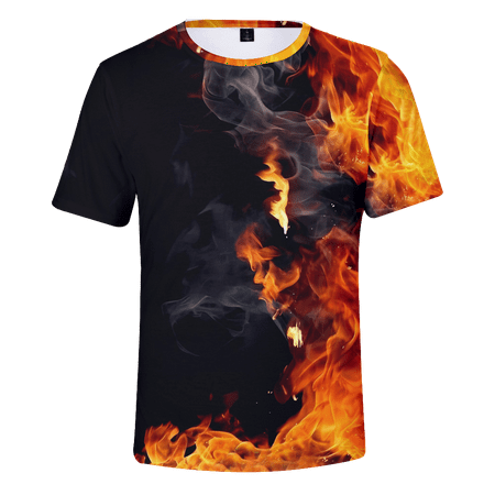 

MLFU Unisex Graphic Short Sleeve Tee Summer Shirt & Top For Women Men