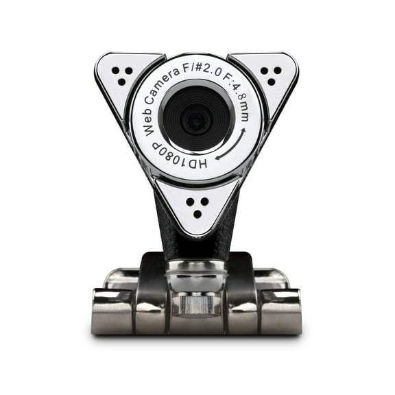 Aluratek AWC01F - USB HD 1080P Webcam w/Manual Focus, Perfect for Streaming, Video Calls, and Online Meetings Video and Audio