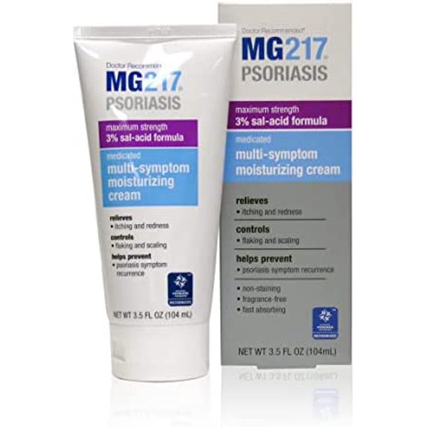MG217 Medicated Moisturizing Psoriasis Cream With 3 Salicylic Acid