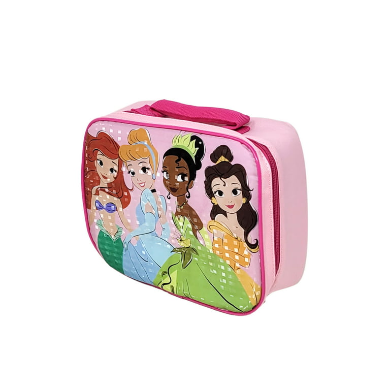 Disney Princess Girl's Soft Insulated School Lunch Box (One Size