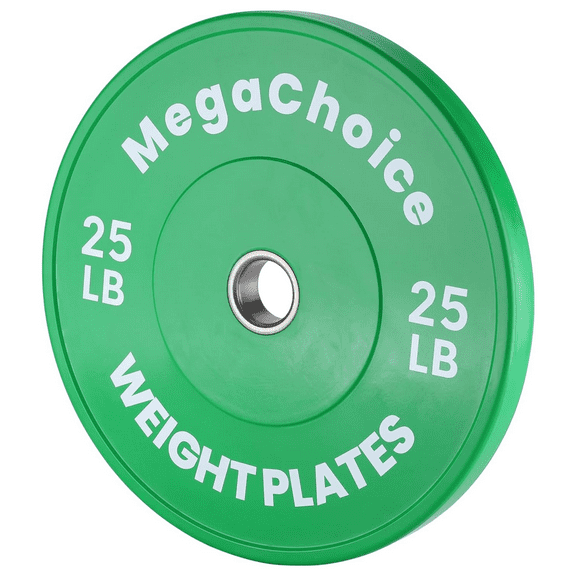 2-inch Rubber Bumper Weight Plates for Home Gym Strength Training, Weightlifting(1 PCS)