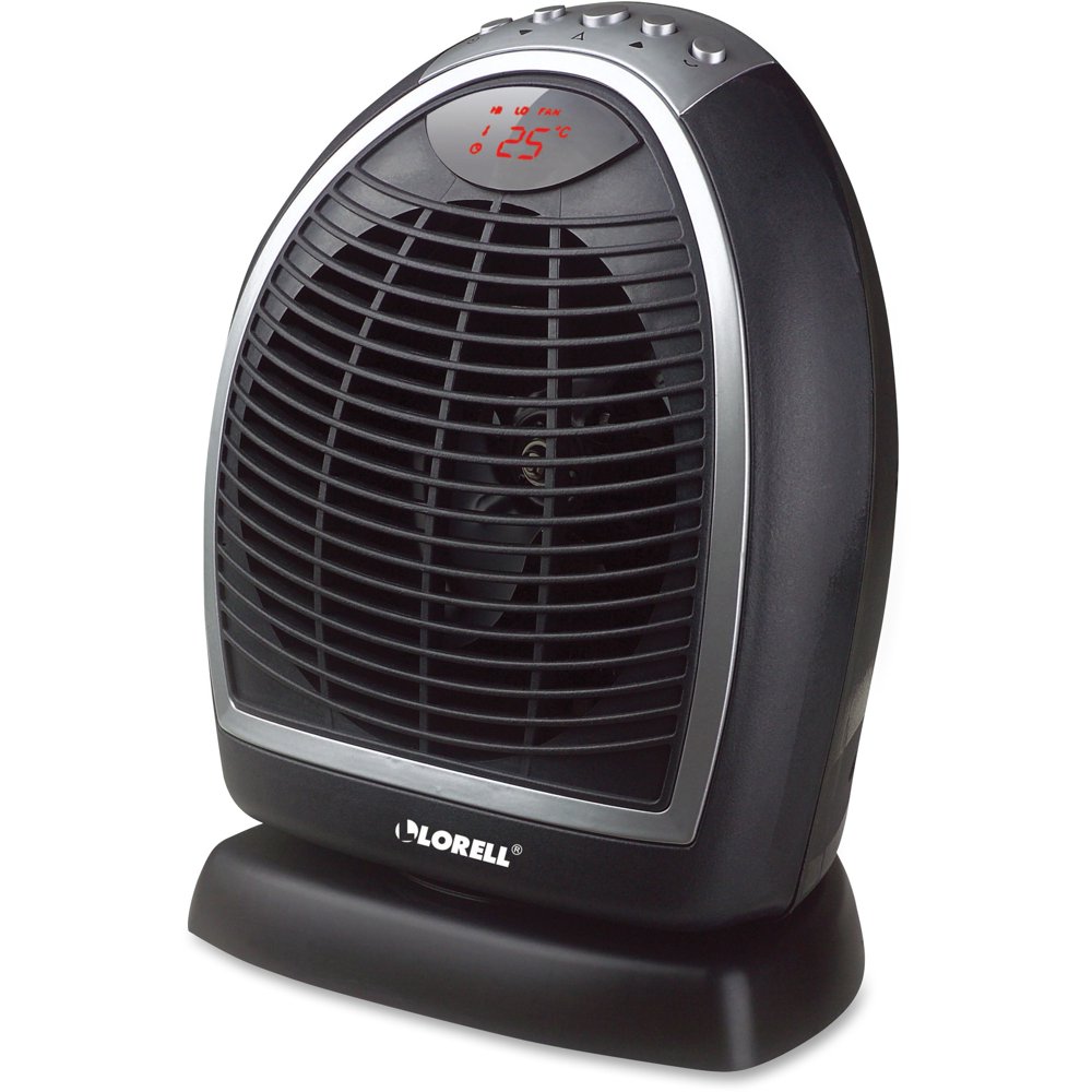 Lorell, LLR99843, LED Digital Heater, Black