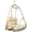 Khaki, variant on Danniu Swing Egg Chair Foldable Frame Hanging Chairs, UV Resistant Waterproof Cushion and Cup Holder,Swing Hammock Chairs for Patio,Bedroom,Balcony, Garden-350lbs, No Stand, Black