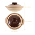 thumbnail image 6 of LOVERLYZ 1Pc Kitchen Ceramic Soup Cooking Casserole Stove Stew Pot Household Cookware Supply, 6 of 9