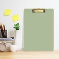 thumbnail image 6 of 12.5x9 Inch Acrylic Clipboard with Metal Clip – Single-Sided Print & Retractable Hook，Army Green, 6 of 8