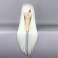 thumbnail image 2 of Unique Bargains Wigs for Women 31" Bright White Wigs for White Women with Wig Cap, 2 of 6