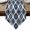Blue, variant on Red Black Geometric Table Runner Linen Burlap Table Runner 72 Inches Long Abstract Art Diamond Modern Dresser Scarves for Kitchen Island Coffee Dining Room Party Wedding Banquet Holiday Decor 16"x72"