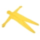 thumbnail image 1 of Traje de cuerpo entero de tejido elástico para fotografía Chromakey, traje de efectos especiales para grabación de vídeo, color amarillo, 160 cm, 1 of 12