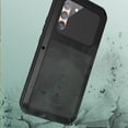 thumbnail image 3 of Samsung S22 Plus Case Metal Bumper Silicone Case Galaxy S22 Plus Cover Built-in Screen Protector Gorilla Glass Hybrid Military Shockproof Heavy Duty Rugged For Samsung Galaxy S22 Plus, Black, 3 of 16