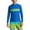 Blue, variant on ITSAME Boys Rash Guard Swimwear 2-Piece Quick-Dry Long Sleeve Tops and Swim Trunks Summer Beach Swimsuit Orange Size 7-8