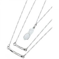 Star Wars Ashoka 3D Layered Lightsaber Necklace