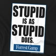 thumbnail image 2 of Forrest Gump T-Shirt Stupid Is Unisex Graphic Tee For Men & Women, 2 of 7