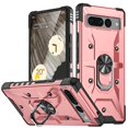 thumbnail image 1 of Shockproof Magnetic With Ring Holder Cover Case compatible Google Pixel 7 Pro Cheap and fine, 1 of 5