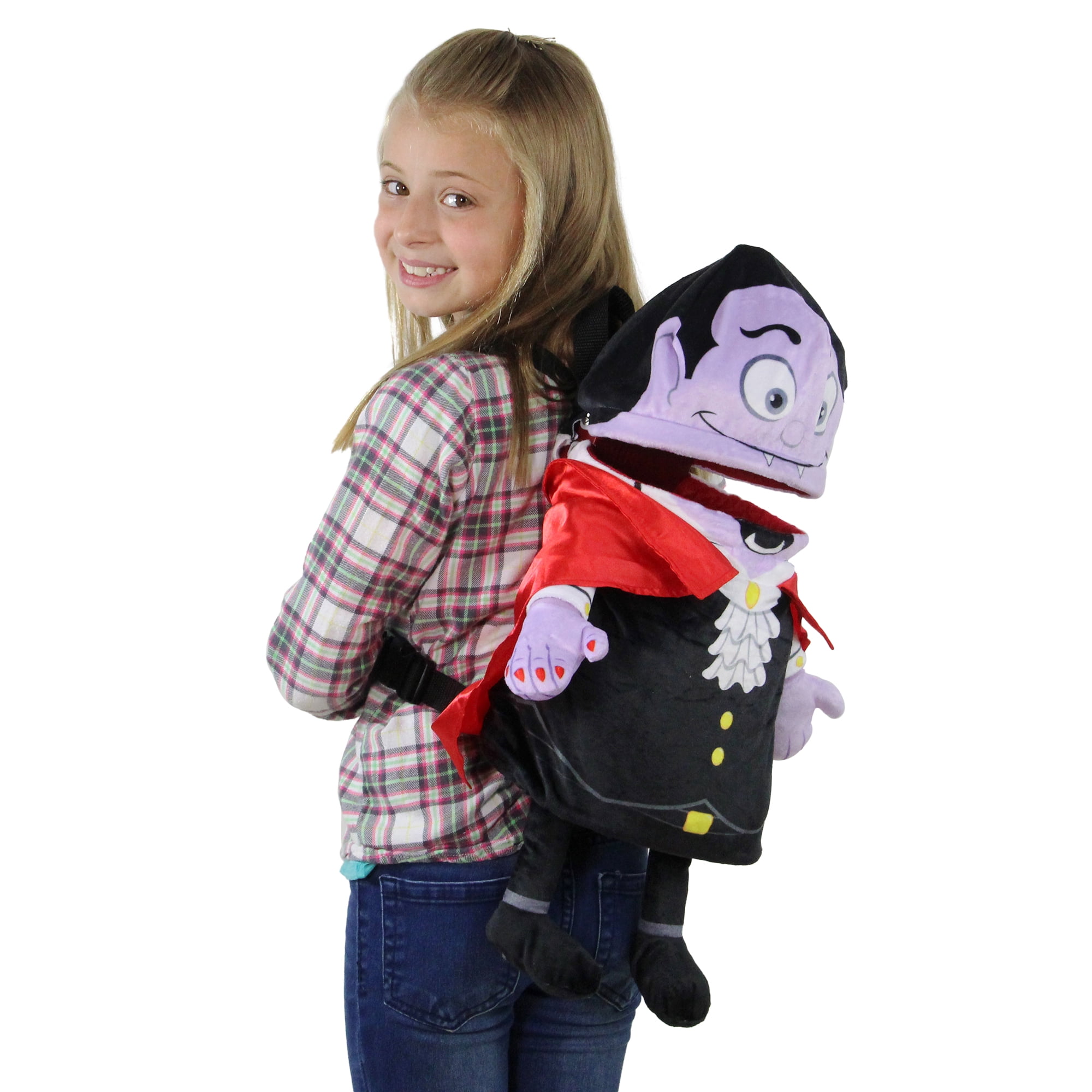 21" Black and Red Vampire Unisex Child Trick or Treat Halloween Bag Costume Accessory