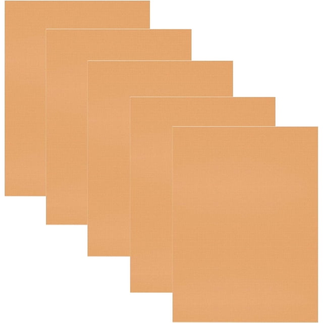Juego de 5 alfombrillas para parrilla de barbacoa, revestimiento antiadherente de PTFE para horno de barbacoa, alfombrilla para parrilla para ahumador, alfombrilla reutilizable para hornear