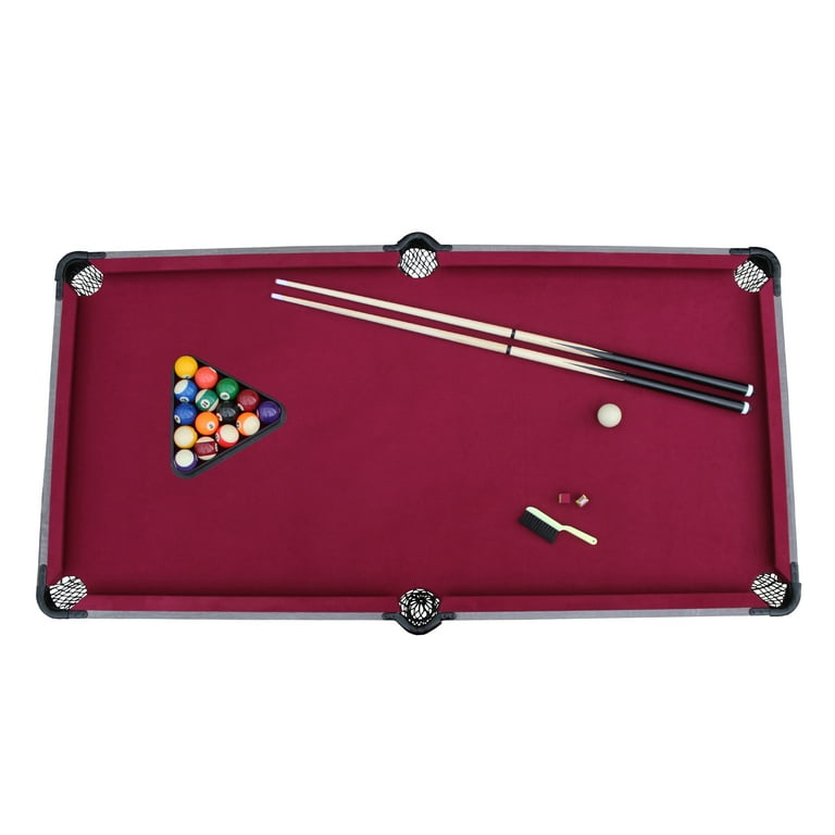 Hathaway 6 ft Pendleton Portable Pool Table 72 in l x 36 in w