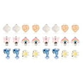 thumbnail image 2 of Decodeary 6pairs Earrings Bling Flower Heart No Pierced Charm Pretty Jewelry 2Set, 2 of 6