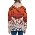 thumbnail image 6 of Pofeuu Basketball Shot Print Teenage Zipper Hoodie Sweatshirts Hooded Casual Jackets With Pocket For Boys Girls-Medium, 6 of 6