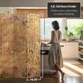 thumbnail image 5 of 6 ft. Tall Double Sided Golden Hour Canvas Room Divider, 5 of 7