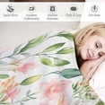 thumbnail image 3 of Nawypu  Floral Blanket Flower Blanket Botanical Spring Flowers Blanket Floral Throw Blanket Soft Cozy Warm Plush Flannel Blanket Gift for Woman Flower Lover Couch Bed Living Room Decor, 3 of 6