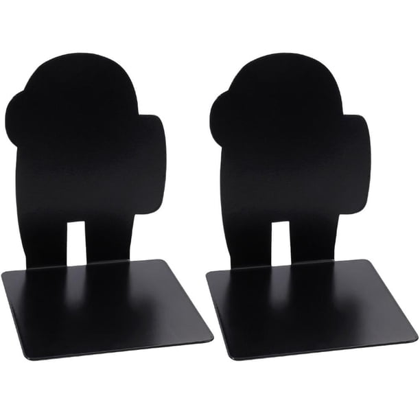 Sujetalibros De Metal Resistente De Primera Calidad, Tapón De Libro Negro, Figurita De Juego Divertido, Soportes Para Libros, Decoración De Escritorio matsuzay HA034694-00