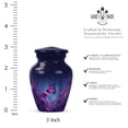 thumbnail image 2 of MUKTIVE Butterfly Urns for Human Ashes Men - Small 3 inch Cremation Urns for Adult Ashes Women - Memorial Urn for Adult Funeral - Decorative Burial Urn for Loved Ones, 2 of 7