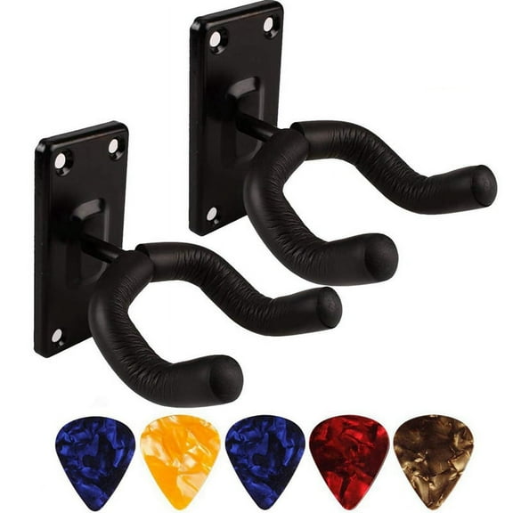 Guitar Hanger Hook Wall Mount Non-Slip Holder Stand for Guitar Ukulele Violin Guitar Instrument Accessories