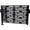 Black#3, variant on Fence Panels, 3.5*3.5FT Air Conditioner Fence for Outdoor Units Metal Privacy Fence,Metal Privacy Screen with Planter Boxes,Outdoor Freestanding Trash Can Fence, Black Privacy Fence,Metal Fence Gate