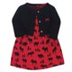 thumbnail image 1 of Hudson Baby - Conjunto De Vestido Y Cárdigan De Algodón Para Niña, Diseño De Oso De Alce Rojo, 3 Niños Pequeños, 1 of 3