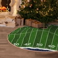 thumbnail image 5 of Lukts American Football Field Print Color Life Christmas Tree Skirt, Winter Holiday Tree Mat Decoration ,Can be Used as A Shawl-, 5 of 6