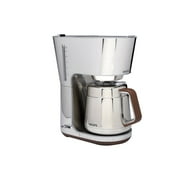 KRUPS KT600 SILVER ART COLLECTION THERMAL CARAFE COFFEE MAKER CHROME STEEL NEW!!