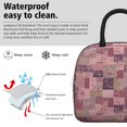 thumbnail image 3 of Womens Pioneer Flower Floral Print Pattern Lunch Box for Work,Insulated Lunch Bag for Women,Loncheras Para Mujer,Leakproof Adult Lunch Bag for Work,Beach,Travel,Picnic,Camping, 3 of 6