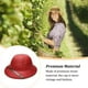 thumbnail image 3 of Sombrero de Protección solar Minnieouse Gorra de ala ancha Ropa transpirable Rojo 52-54cm, 3 of 6