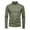 Army Green, variant on hotojiny Men's Running Shirt Slim Fit Long Sleeve Quarter Zip Pullover Breathable Sun Protect Athletic Workout Shirts