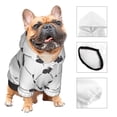 thumbnail image 3 of Fotbe Black Rabbit Sudadera con Estampado para Perros Pequeños – Suéter con Capucha para Mascotas, Tela Suave de Forro Polar con Bolsillo-Medium, 3 of 7
