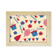 thumbnail image 1 of Usa Candy Gift Festival flor corazon de amor Escritorio de madera Arte Pintura 6x8 pulgadas marco de foto foto, 1 of 4