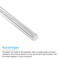 thumbnail image 4 of Fully Threaded Rod M8 x 200mm 1.25mm Pitch 304 Stainless Steel Right Hands 4pcs, 4 of 6