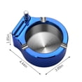 thumbnail image 4 of Metal Stainless Steel Portable Plated Permanent Match Lighter for Home Car  Blue, 4 of 9