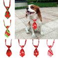 thumbnail image 2 of Cravate de Noël pour Animaux de Compagnie Réglable Mignonne Imprimé Dessin Animé Collier Cravate pour Animaux de Compagnie, 2 of 4