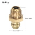 thumbnail image 2 of Uxcell Brass Straight Hydraulic Grease Fitting Assortment Accessories M8 x 1mm Thread 10 Pack, 2 of 5
