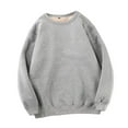 thumbnail image 4 of de jersey de manga larga gruesa de casual Plus para invierno gris S Zulema suéter de invierno sudaderas hombres, 4 of 6
