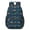 Excavator and Stop, variant on Excavator and Stop Sign Blue Pattern 17" School Backpacks for Teens,Waterproof Oxford Fabric,S-Shape Padded Straps for School,Travel,Hiking,Camping