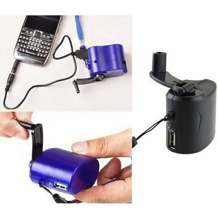 Charger Battery Outdoor Emergency Charging Survival Tools USB Cell Phone Hand  Crank Chargers for Camping Outdoor Climbing Hiking 