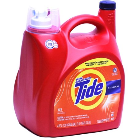 Tide High Efficiency, Ultra Concentrated Original Liquid Laundry Detergent 4.87 L/165 Fl. Oz - 131 Loads