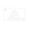thumbnail image 3 of Plantilla para decoración de pasteles, galletas, decoración de pasteles, herramienta creativa multiusos para hornear Cumpleaños, 3 of 8