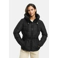 thumbnail image 6 of Marikoo Women’s Belted Puffer Jacket with Hood - Water-Repellent - Adjustable Waist - Himee 16, 6 of 9