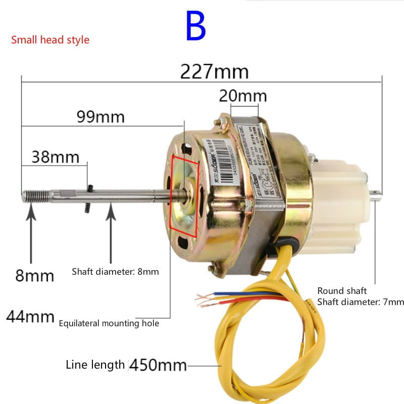 Electric Fan Fittings 55W 220V Series Fan Has a Floor Fan Motor Pure