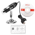 thumbnail image 1 of Microscope USB Mini, Interface USB Balance des Blancs Automatique Image Claire Antidérapante Portable Mise au Point USB Microscope Portable pour la Maison, 1 of 8